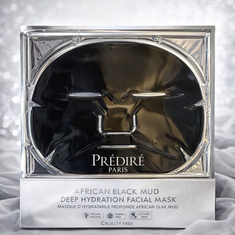 Predire Paris African Black Mud Deep Hydration Facial Mask, NEW